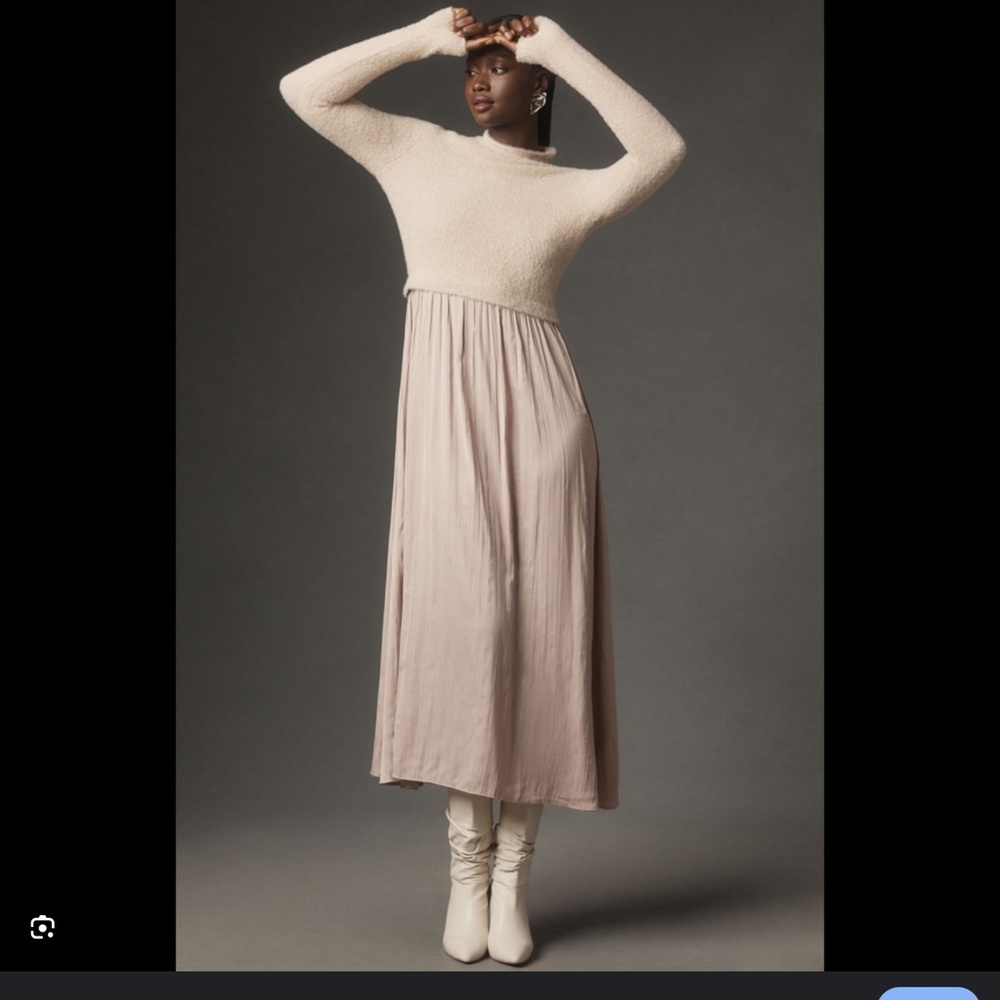Anthropologie the thea eyelash twofer dress size small nwot new - Picture 2 of 8